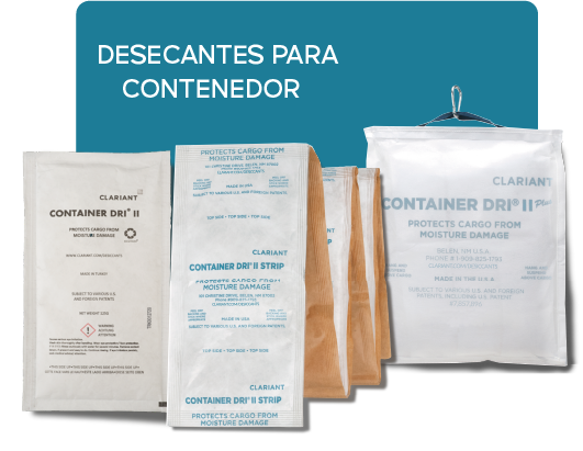 Desiccants for Containers
